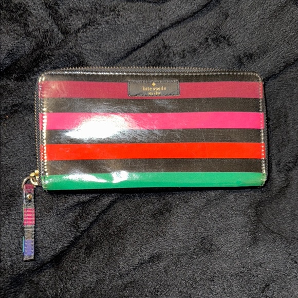 Kate Spade Multicolor Striped Wallet - Picture 1 of 16